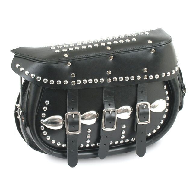 84-24 Softail- ALFORJA PARA SOFTAIL KING SOFTAIL SADDLEBAGS, BLACK