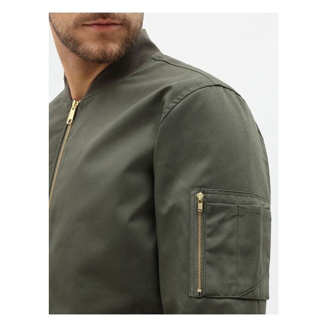CHAQUETA DICKIES AVIADOR HUGHSON VERDE MILITAR