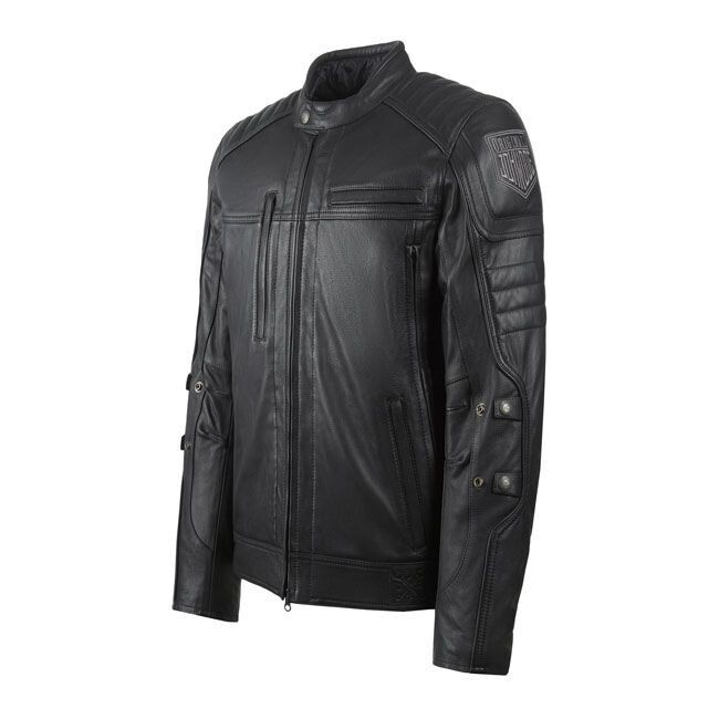 CHAQUETA PIEL JOHN DOE TECHNICAL LEATHER JACKET WITH XTM BLACK CUERO