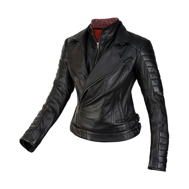 CHAQUETA PIEL MUJER BY CITY QUEENS LADY JACKET BLACK CUERO