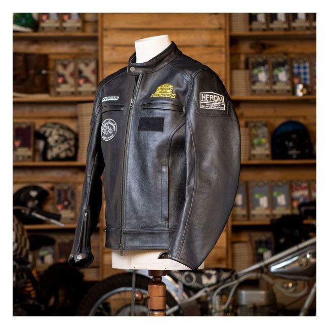 CHAQUETA PIEL HOLY FREEDOM LEVEL JACKET BLACK
