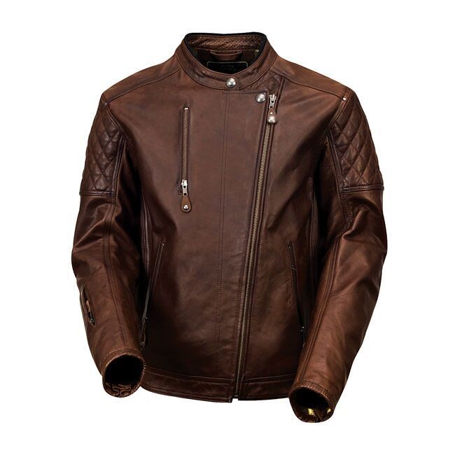 CHAQUETA PIEL ROLAND SANDS CLASH JACKET TOBACCO CUERO