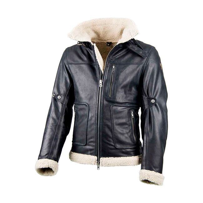 CHAQUETA PIEL BY CITY EAGLE JACKET BLACK CUERO