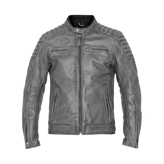 CHAQUETA PIEL JOHN DOE STORM JACKET GRIS CUERO