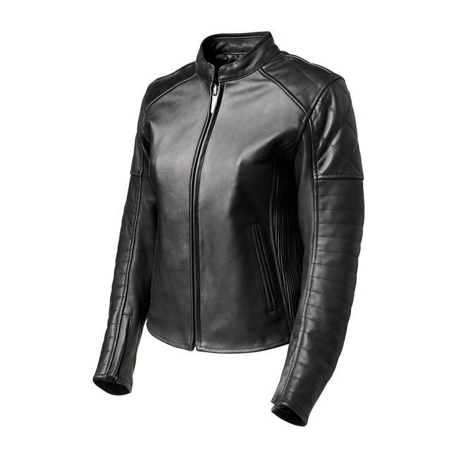 CHAQUETA PIEL MUJER ROLAND SANDS MAYWOOD LADIES JACKET NEGRO CUERO