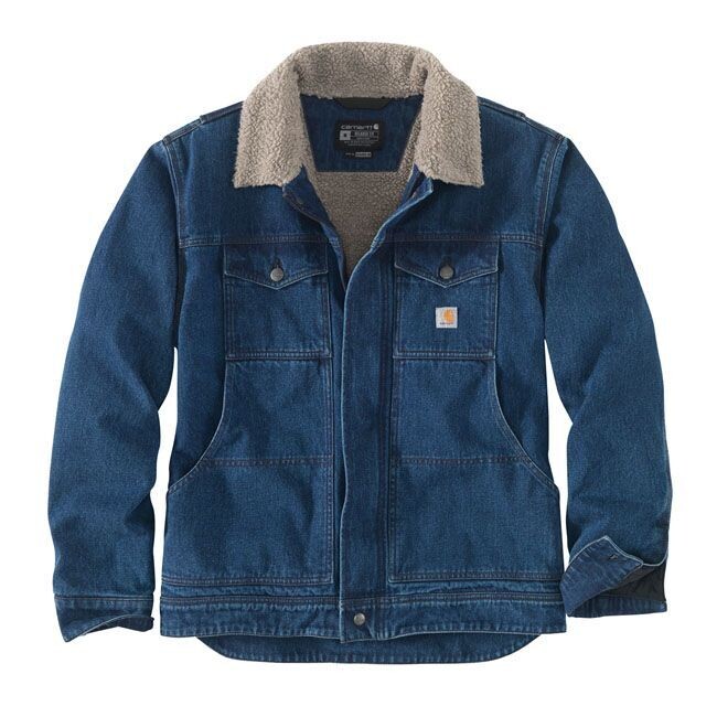 CHAQUETA VAQUERA CARHARTT DENIM SHERPA LINED JACKET