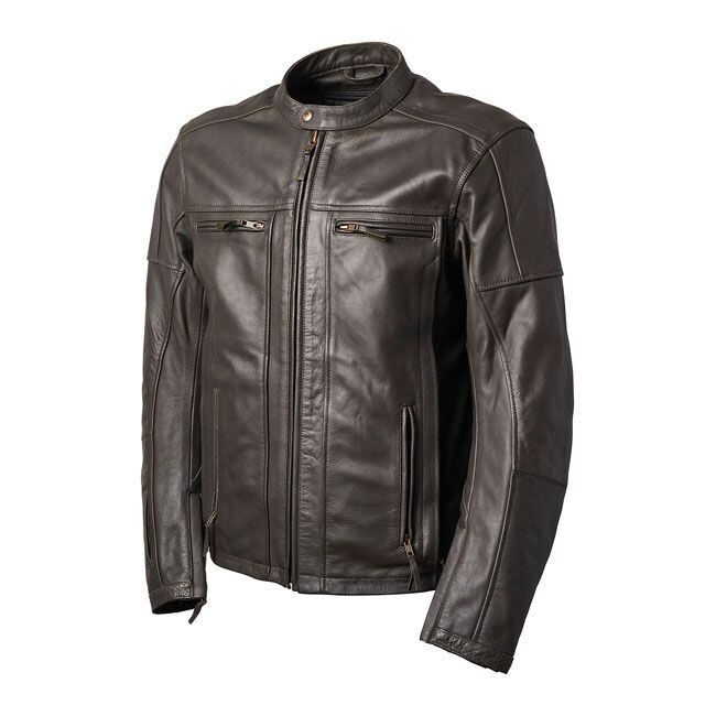 CHAQUETA PIEL ROLAND SANDS LINDEN 74 JACKET MARRON OSCURO CUERO