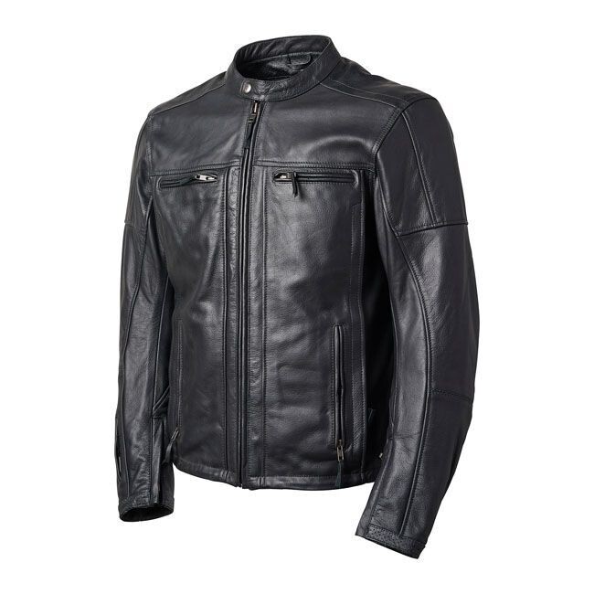 CHAQUETA PIEL ROLAND SANDS LINDEN 74 JACKET NEGRA CUERO