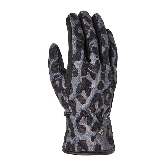 GUANTES PARA MUJER ROLAND SANDS CASPIAN 74 LADIES GLOVES SAPPHIRE LEOPARD
