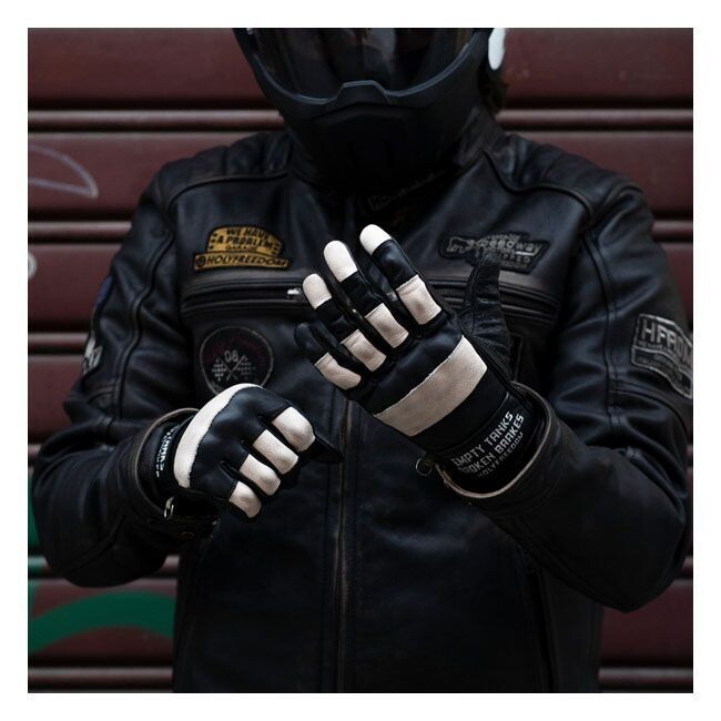 HOLY FREEDOM OUTLAW RIDE GLOVES BLACK/WHITE