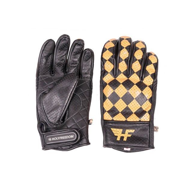 GUANTES HOLY FREEDOM BULLIT YELLOW 2021 GLOVES BLACK/YELLOW