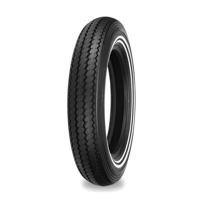 NEUMATICO CLASICO RETRO SHINKO E240 TIRE MT90-16 (74H) F&R LINEA BLANCA