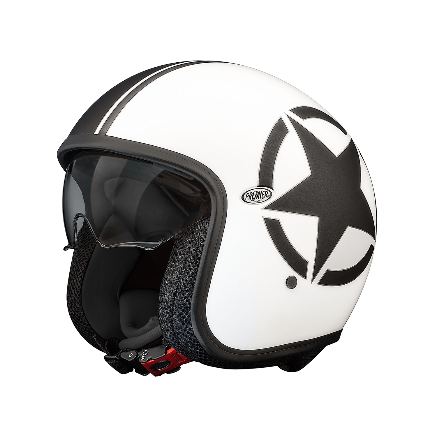 Casco PREMIER Vintage ESTRELLA BLANCO