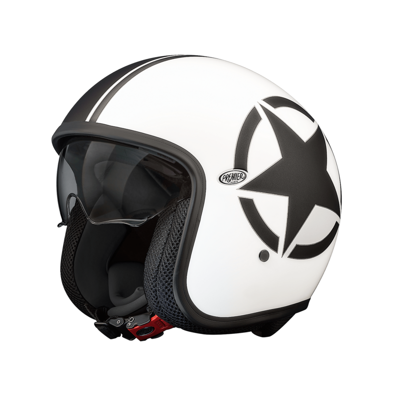 Casco PREMIER Vintage ESTRELLA BLANCO