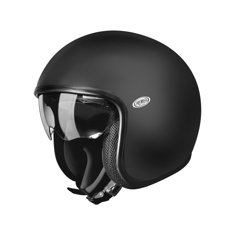 Casco PREMIER NEGRO MATE Vintage U9