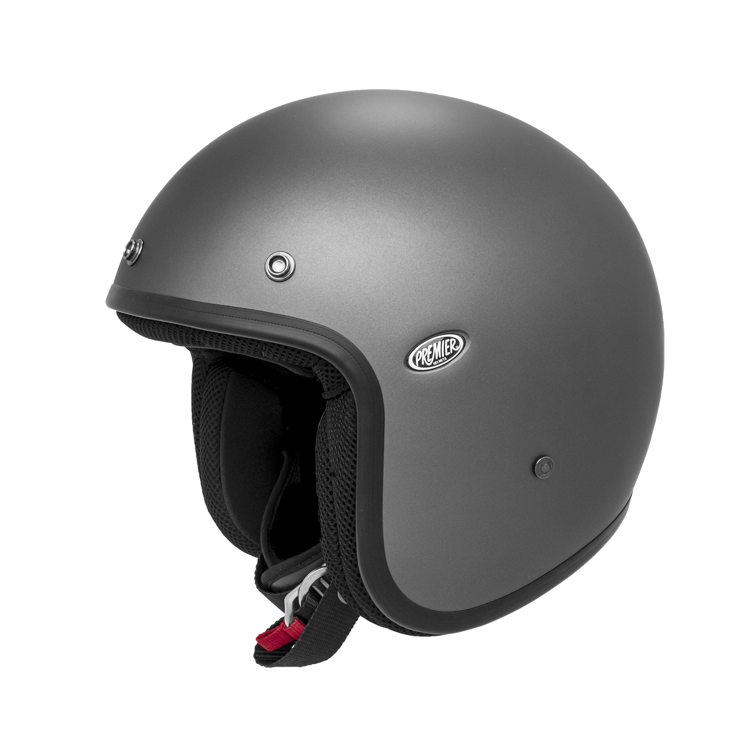 Casco PREMIER GRIS MATE Jet Classic
