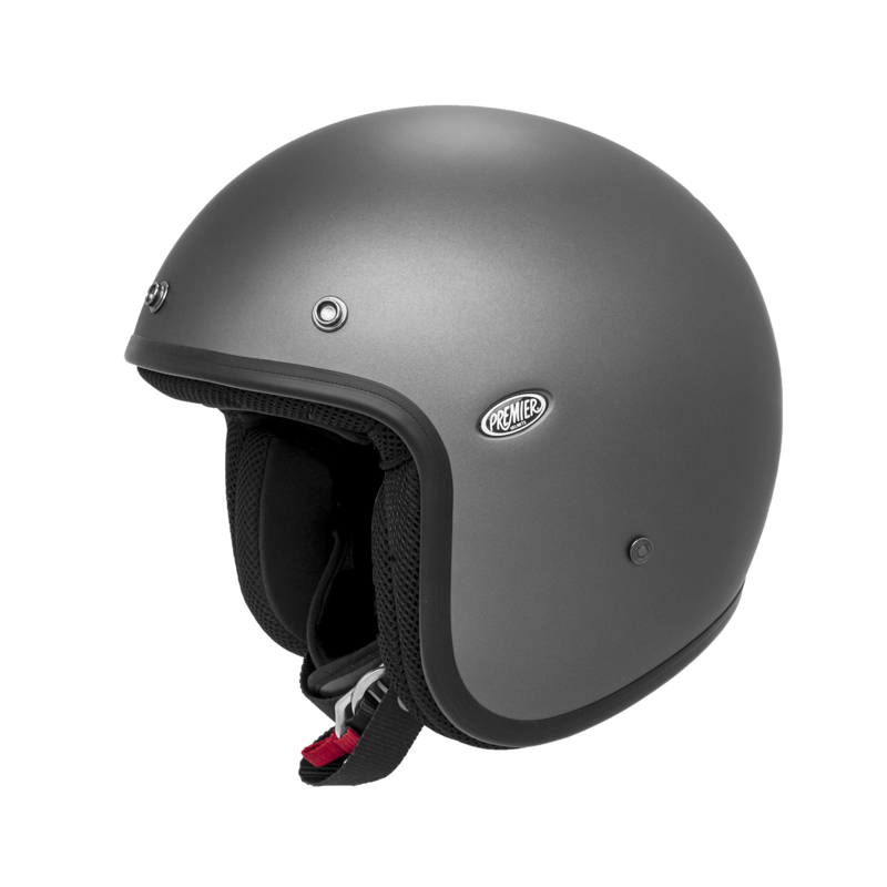 Casco PREMIER GRIS MATE Jet Classic