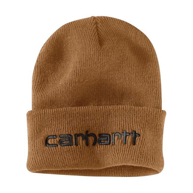 GORRO CARHARTT KNIT INSULATED LOGO CUFFED BEANIE CARHARTT BROWN
