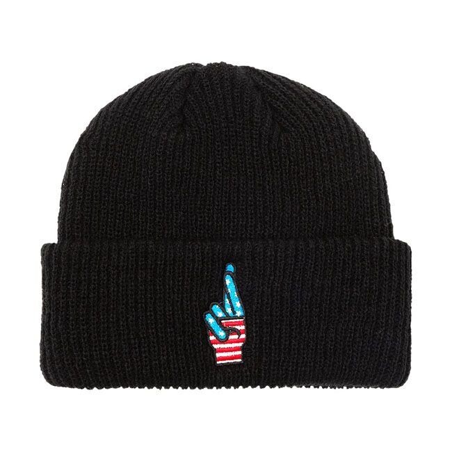 GORRO LOSER MACHINE DOUBLE CROSS BEANIE BLACK