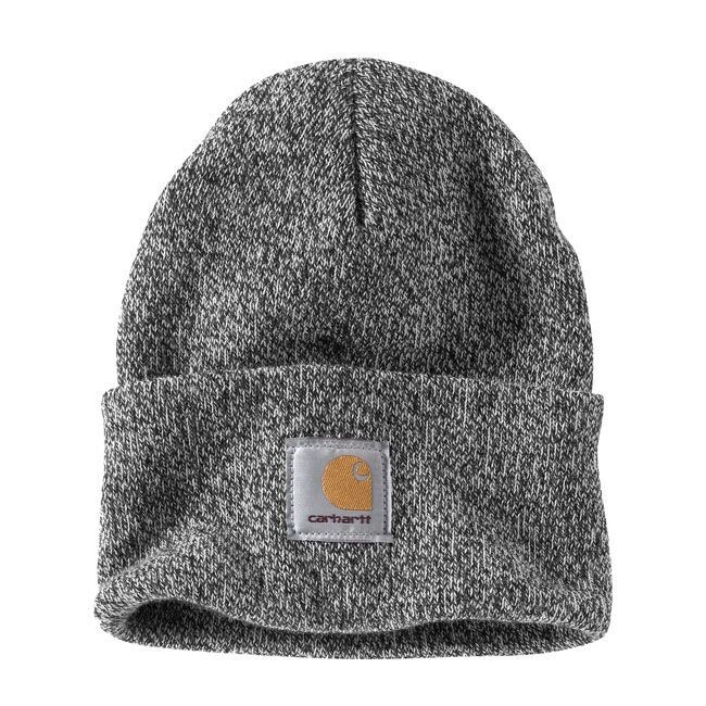 GORRO CARHARTT WATCH HAT BEANIE BLACK/WHITE