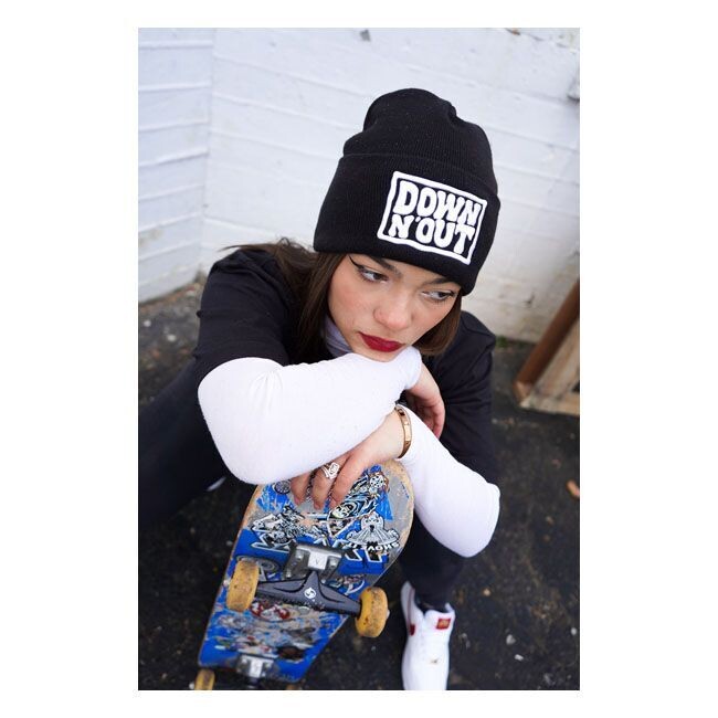 GORRO DOWN-N-OUT PSYCHE LOGO BEANIE BLACK