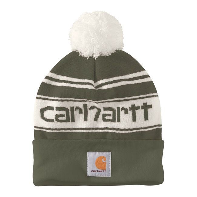 GORRO CARHARTT POM-POM LOGO BEANIE ARBORVITAE