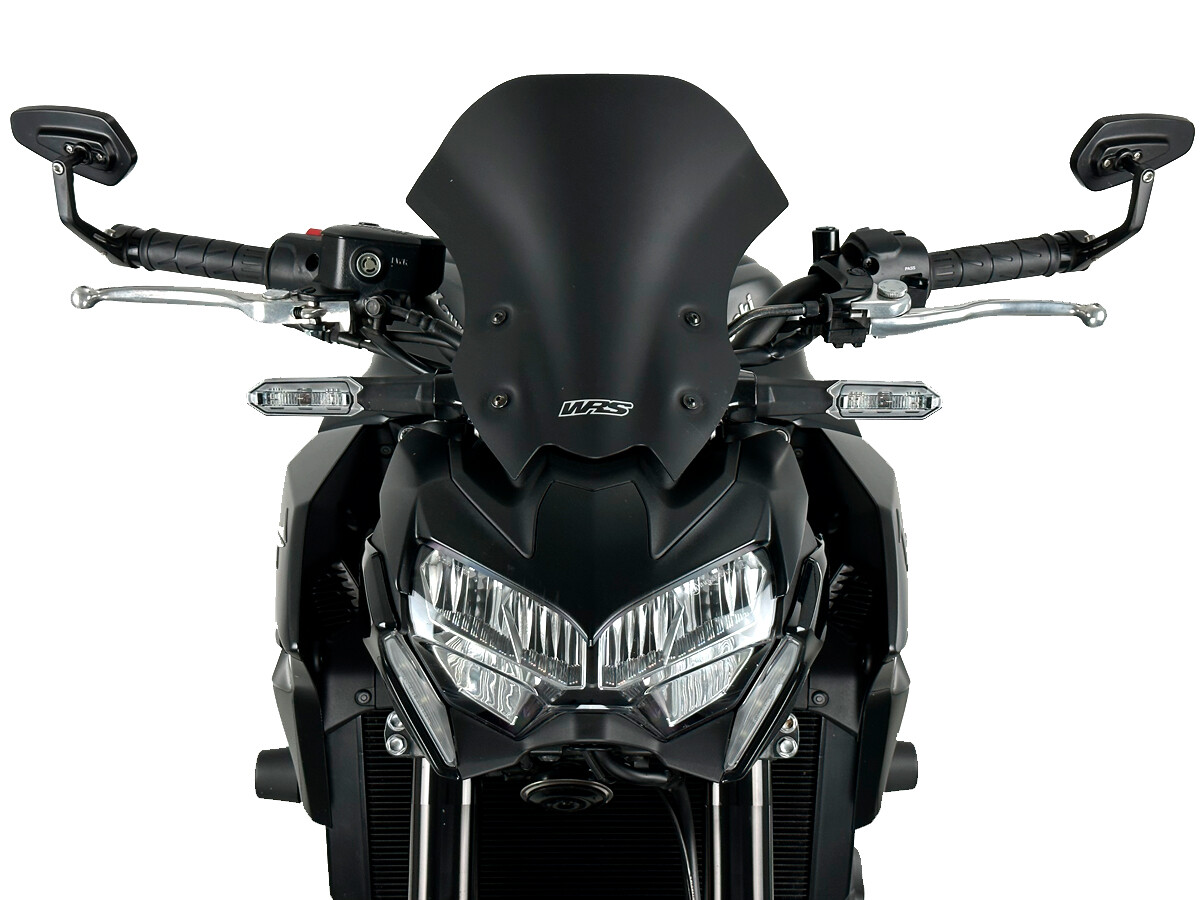 Pantalla Parabrisas negro opaco para Kawasaki Z900