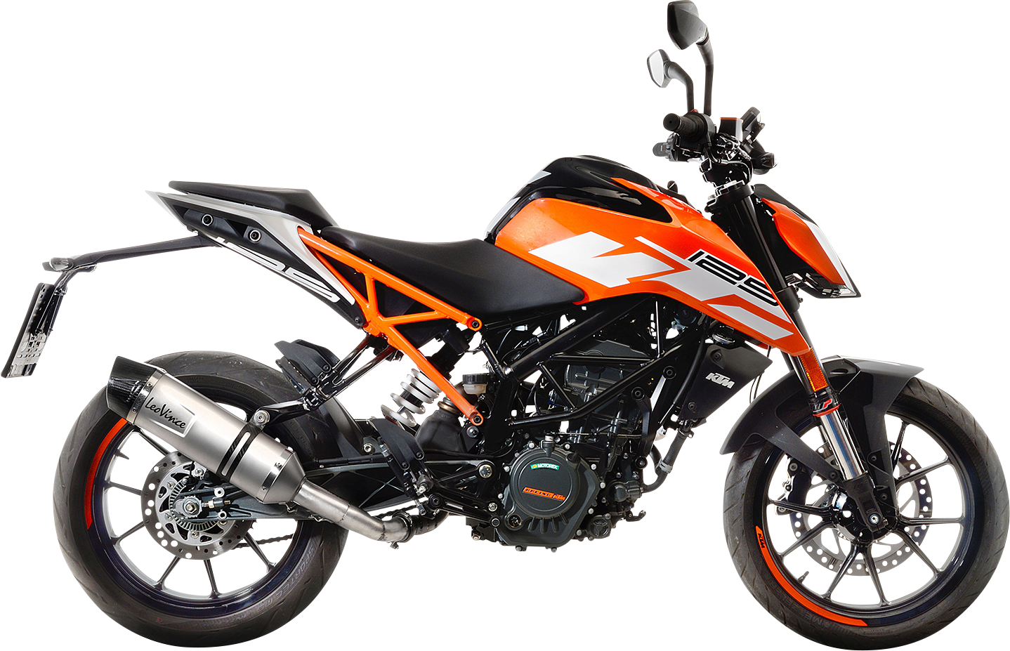 Silenciador Homologado Leo Vince para KTM Duke 125 y 390 Escape Slip On