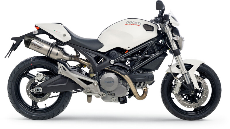 Doble silenciador Leo Vince Homologado para Ducati Monster 696, 1100 y 796 Escape Slip On