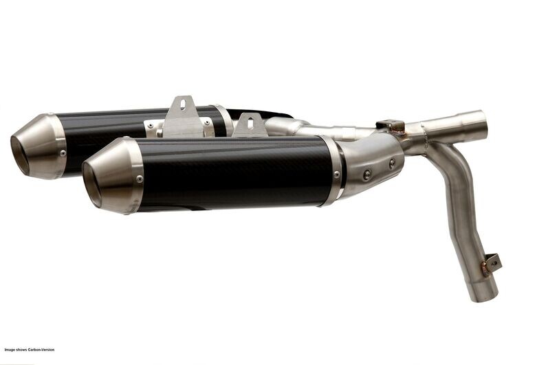Doble Silenciador Spark Homologado para Ducati Monster 696, 1100 y 796 Escape Slip On