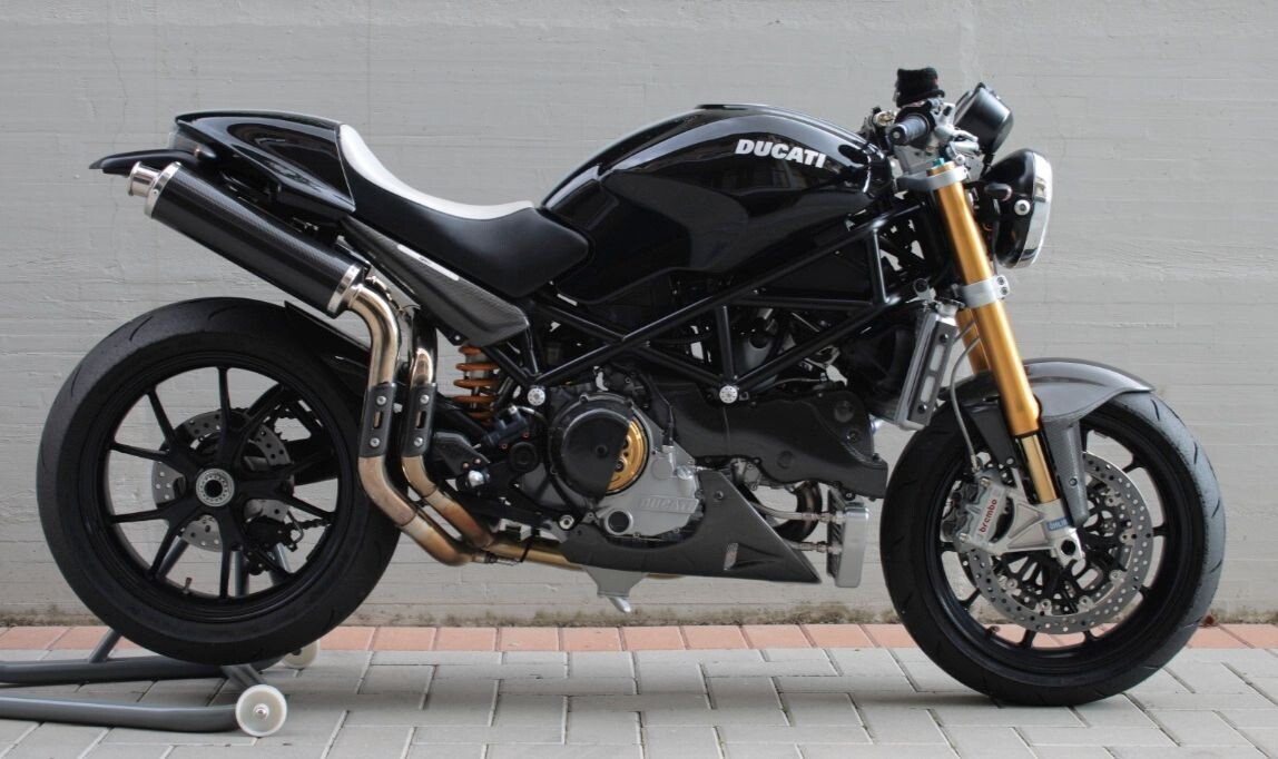 Doble Silenciador Spark Homologado para Ducati Monster 1000 y 800 Escape Slip On