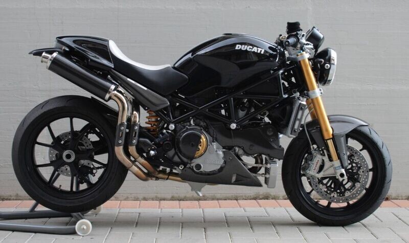 Doble Silenciador Spark Homologado para Ducati Monster 1000 y 800 Escape Slip On