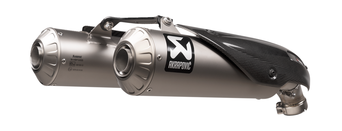 Doble silenciador Akrapovic Homologado para Ducati Scrambler 1100 Escape Slip On