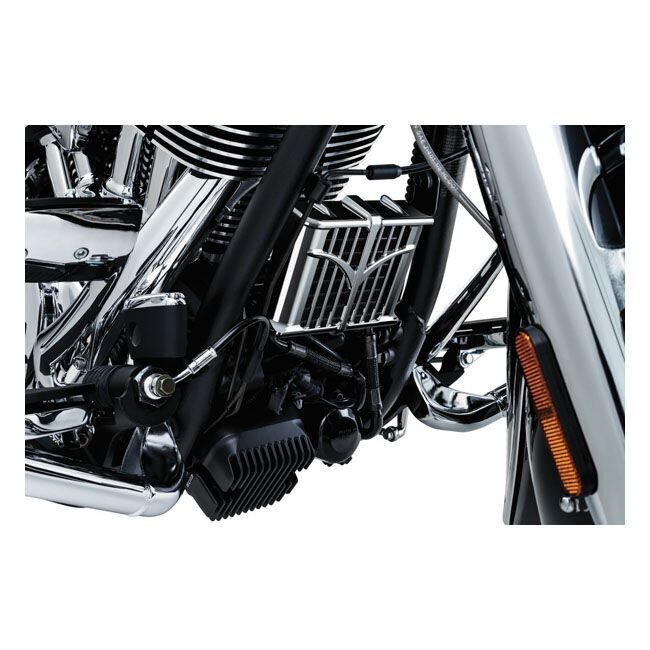 TAPA PROTECTOR RADIADOR DE ACEITE CROMADA INDIAN SCOUT