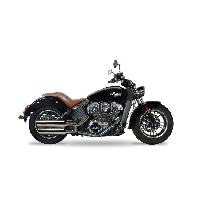 INDIAN SCOUT- Silenciadores Kesstech HOMOLOGADOS Escapes Slip On sin sonido regulable