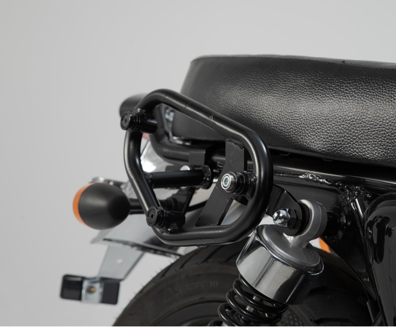 Set de soportes para maletas laterales para Royal Enfield Interceptor 650 y anclajes