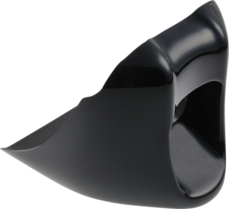 86-22 XL- Quilla Spoiler delantero protector bajo motor Fairing Sportster negro brillo