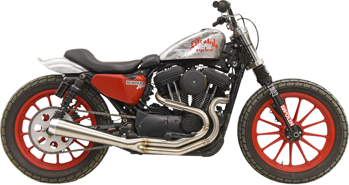 04-22 XL- Escapes BASSANI XHAUST Road Rage III altas prestaciones para Sportster