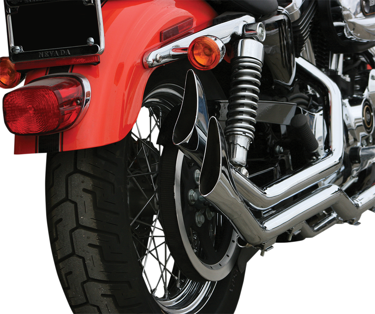 XL -14-22- Escapes PAUGHCO Side-by-Side Upsweep Fishtail de 1-3/4"