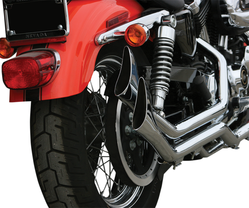 XL -14-22- Escapes PAUGHCO Side-by-Side Upsweep Fishtail de 1-3/4"
