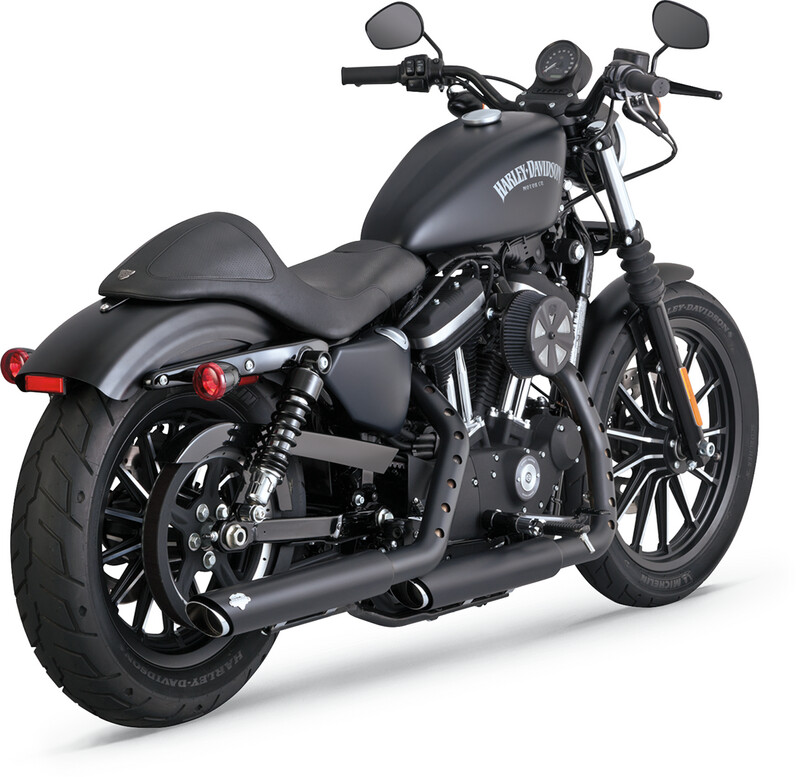 XL 14-20- Silenciadores VANCE & HINES Slip-On 3" Round Twin-Slash Escapes Sportster