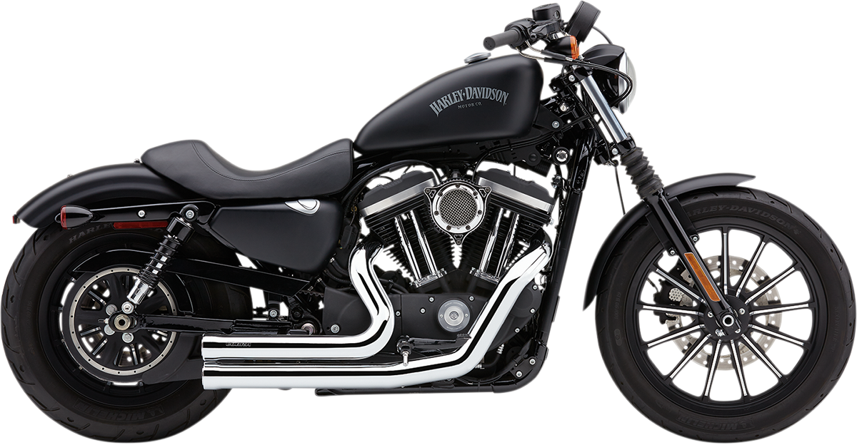 Escapes COBRA Speedster Short 909 cromados para Harley Davidson Sportster