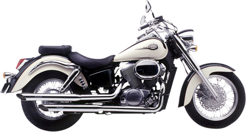 97-02- Escapes HOMOLOGADOS Leo Vince para Honda Shadow 750 cromados