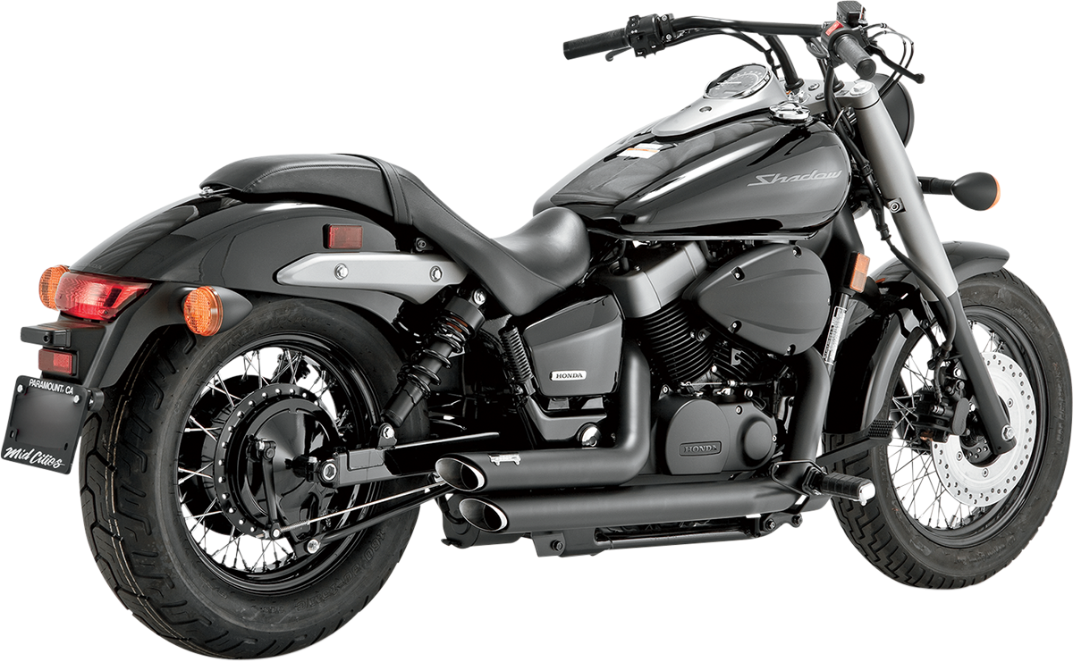 Escapes Vance & Hines negros para Honda Shadow 750