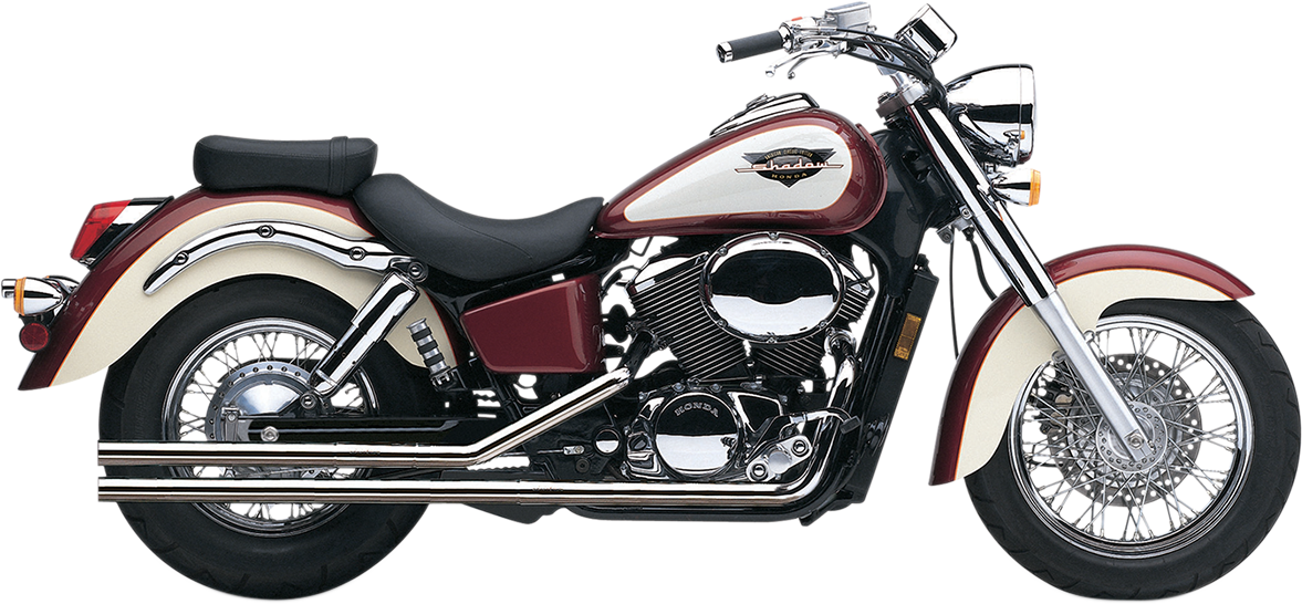 Escapes COBRA Lo-Boy Shotgun cromados para Honda Shadow 750