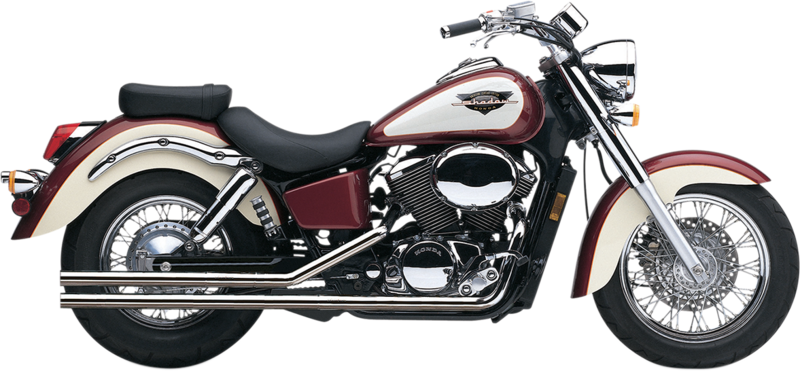 Escapes COBRA Lo-Boy Shotgun cromados para Honda Shadow 750