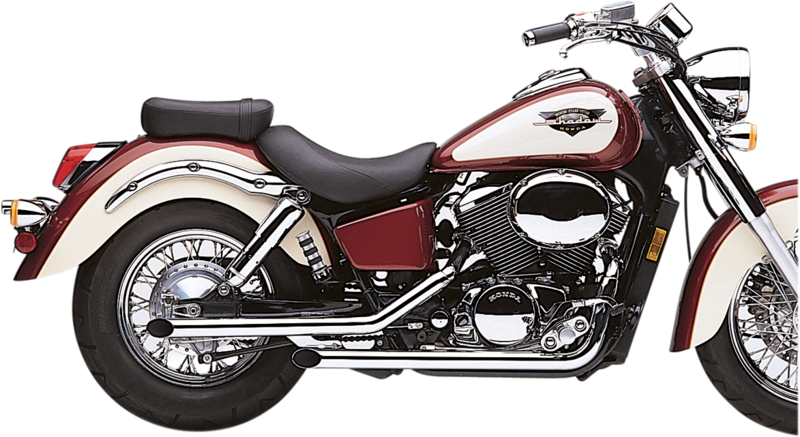 Escapes COBRA Drag Pipes cromados para Honda Shadow 750