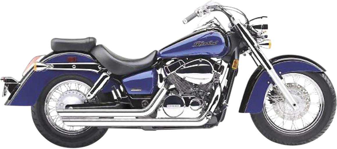 Escapes COBRA Streetrod Slashdown cromados para Honda Shadow 750