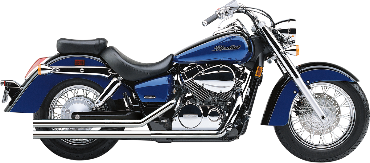 Escapes COBRA Lo-Boy Shotgun cromados para Honda Shadow 750