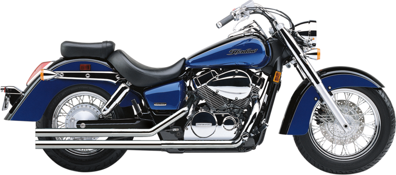 Escapes COBRA Lo-Boy Shotgun cromados para Honda Shadow 750